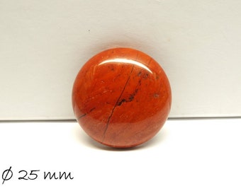 Cabochon Kugel durchgebohrt 2,2mm Coral red 8 Echte rote Koralle 