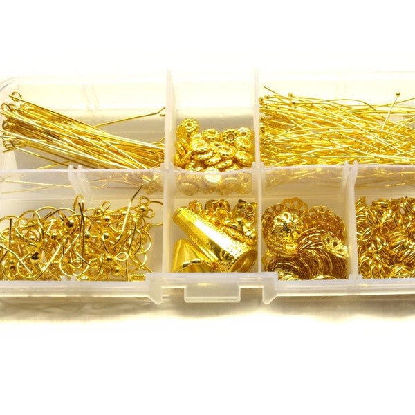 1 Box Starterset Schmuck Herstellung in gold