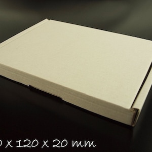 Cajas de envío de cartas grandes 170 x 120 x 20 mm