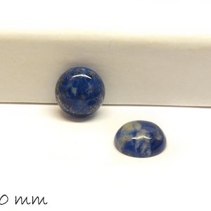 Edelstein Cabochons, Midnight Blue Sodalith, 10 mm