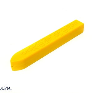 1 pezzo di ceralacca gialla