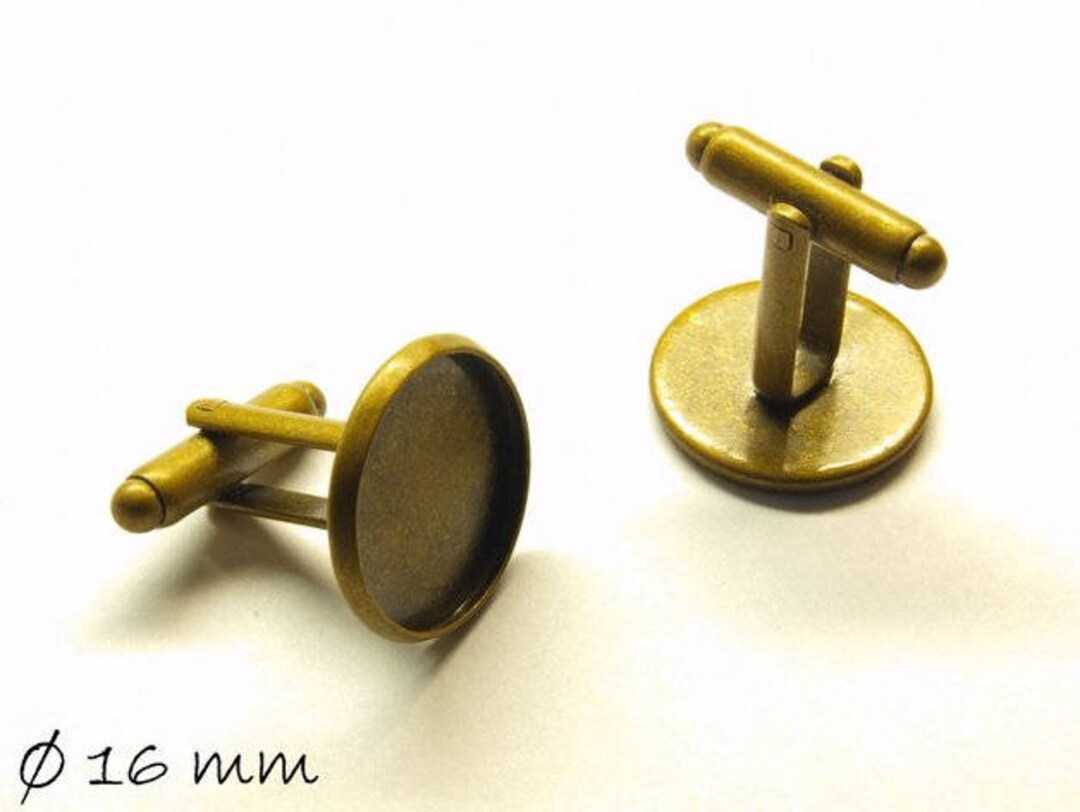 Anello in Bronzo con Cabochon in Vetro di Murano Oro Ducato - Gioie