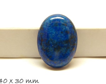 1 pz gemma cabochon lapislazzuli, 40 x 30 mm