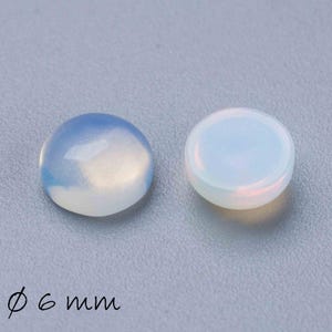 Edelstein Cabochons, Opalit, 6 mm