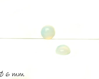 Edelstein Cabochons, Opalit, 6 mm