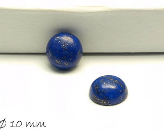 Edelstein Cabochons, Lapis Lazuli , Ø 10 mm