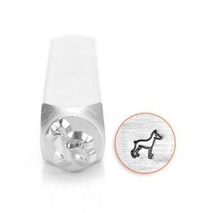 1 Design Stamp Dog Stamp Punch Doberman