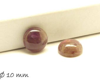 Edelstein Cabochons, Amethyst, 10 mm