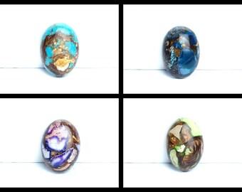 1 pc cabochon, synthetic Regalite, 25 x 18 mm