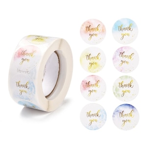 Pack de 500 pegatinas “Thank you” gracias