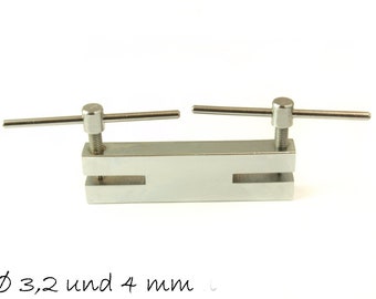 1 Stk Lochstanzer für Metalle v. Beadsmith Ø 3,2 und 4 mm