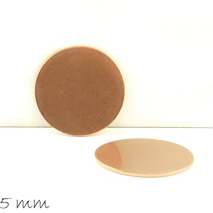 Anhänger Stempel Plättchen Kupfer Ø 25 mm