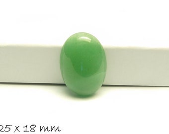Gemstone Cabochons, Aventurine Quartz, 25 x 18 mm