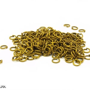 100 anelli per salto (anelli divisi), bronzo, 5 mm