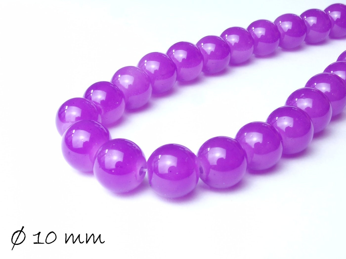 Perlin Set Di Perline Di Vetro Da 4/6/8 Mm Colorate Rotonde - Foto 8