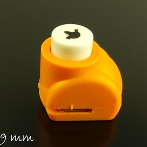 Punzone con motivo uccello 9 x 7 mm
