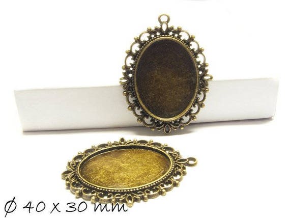 Goldfluss cabochons pour collage en versions 2 pcs Ø 12 mm