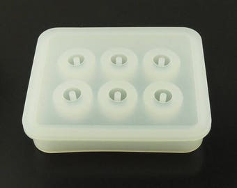 1 PCs perles de forme silicone blanc moule moule de forme Ø 12 mm