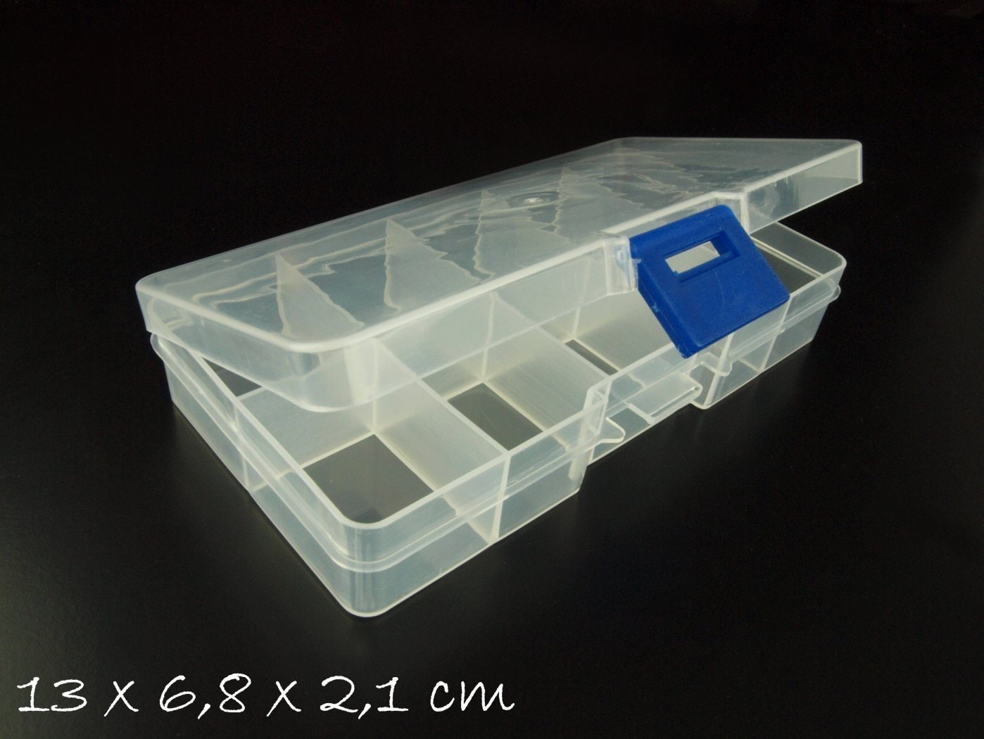 box deckel Aufbewahrungsbox mit transparent & stapelbar Color:SILVER