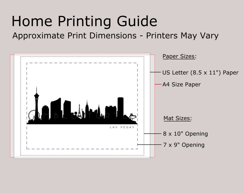 Download Las Vegas Skyline Silhouette PDF png SVG eps JPG. Las | Etsy