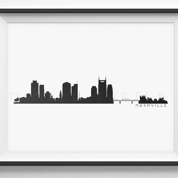 Nashville Skyline - Etsy