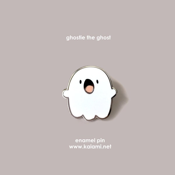 Ghostie the Ghost Enamel Pin