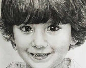 Custom portrait Custom Pencil Portraits Christmas gift Portraits Custom Pencil Drawing with Pencil Drawing from Photo Pencil Drawing
