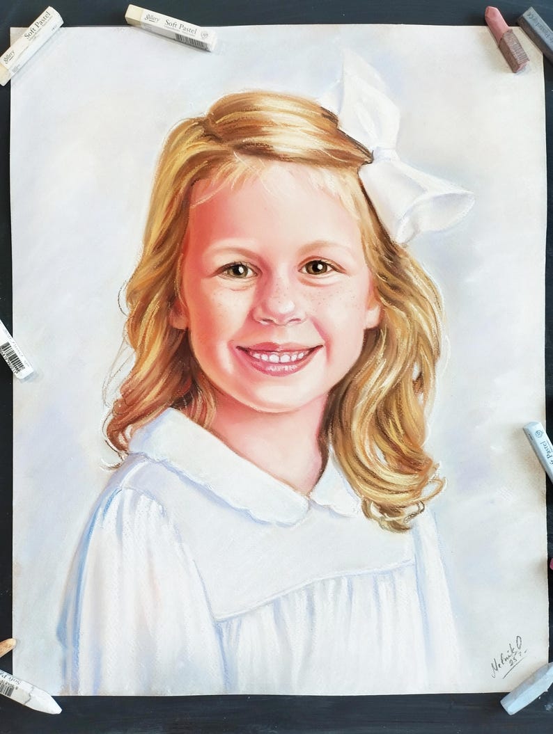 Portrait from photo Painting Portrait Custom portrait Custom painting Children portrait Custom Wedding portrait  Family portrait from photo