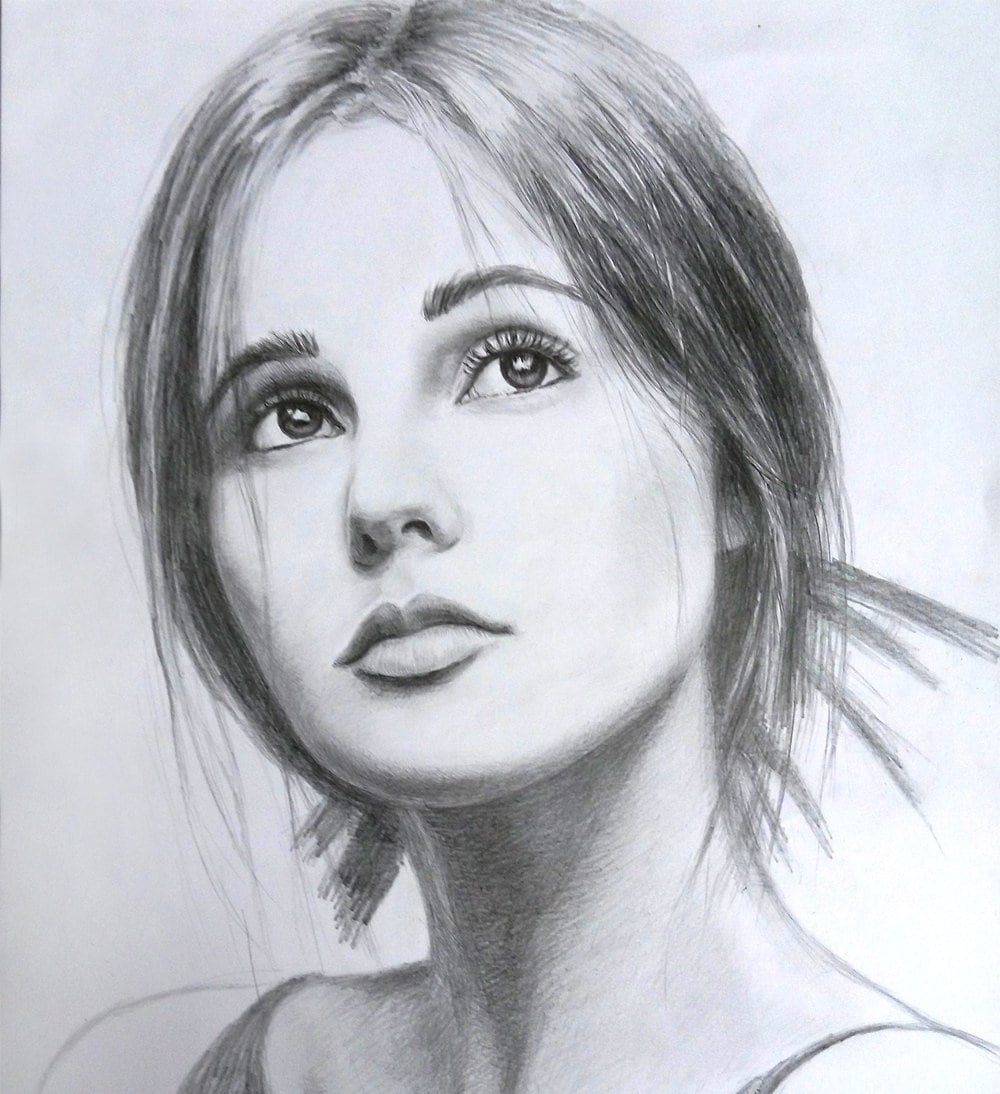 Hand Drawn Pencil Portraits from Photos, Pencil Portrait Drawing