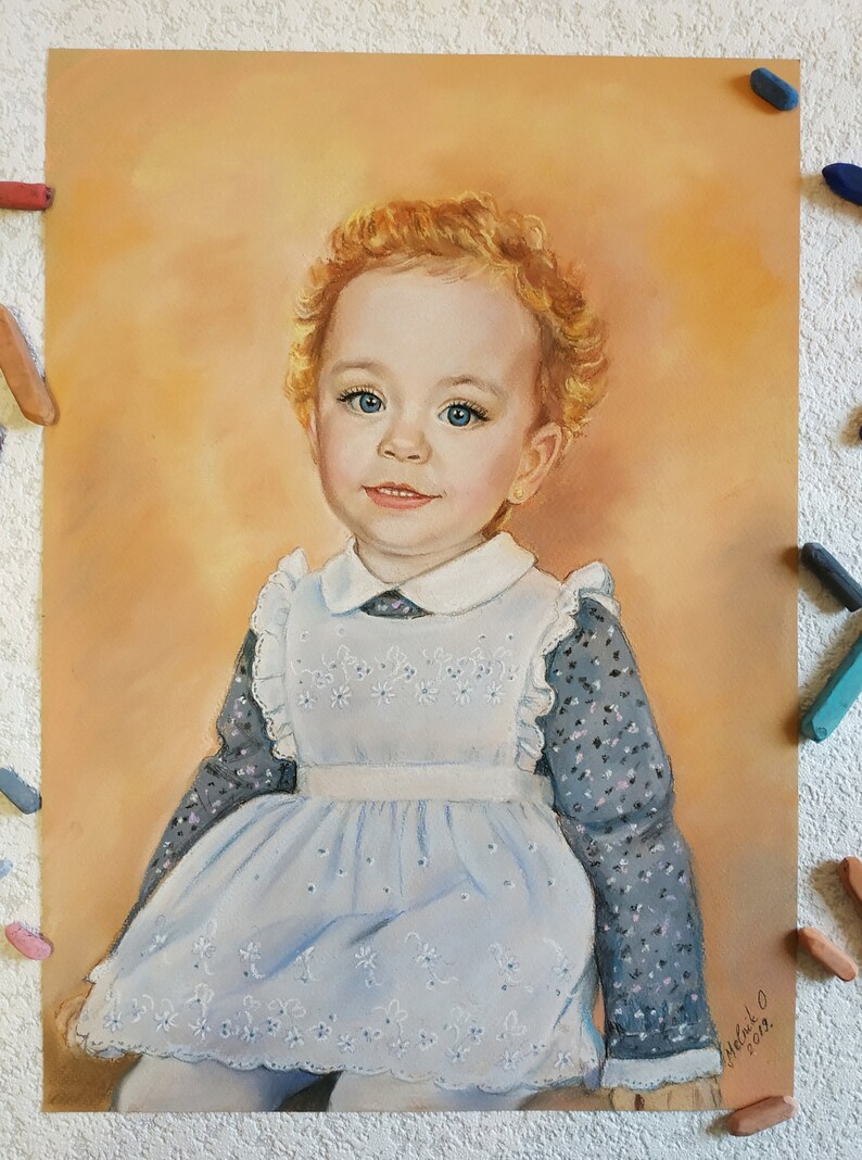 Portrait from photo Painting Portrait Custom portrait Custom painting Children portrait Custom Wedding portrait  Family portrait from photo