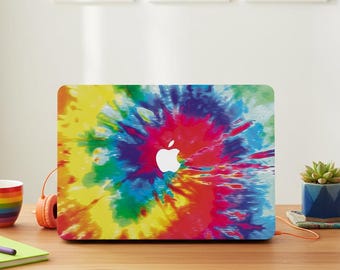 Tie Dye Macbook Case: MacBook Pro 14 A3112, MacBook Pro 16 A2991, MacBook Air 13 A3240, McBook Air 15 A3241. Hard Laptop Cover
