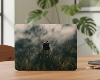 Étui MacBook Forest Haze : MacBook Pro 14 A3112, MacBook Pro 16 A2991, MacBook Air 13 A3240, MacBook Air 15 A3241