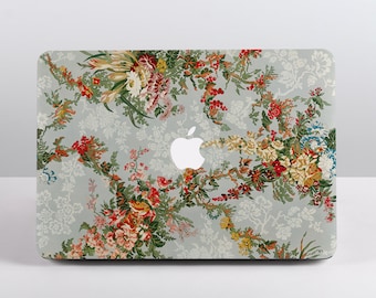 15 Laptop Case 11 Padded Vintage Flowers Sleeve MacBook Air New Pro 13.3 
