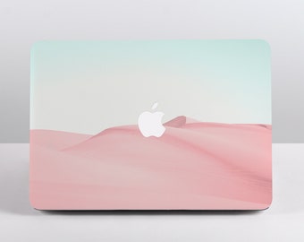 Pink Sand Dune MacBook-hoes: MacBook Pro 14 A3112, MacBook Pro 16 A2991, MacBook Air 13 A3240, McBook Air 15 A3241,