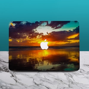 Sunset Beach MacBook Case for Macbook Pro 14 A2442, MacBook Pro 16 A2485, Macbook Air 13 M2 A2681, Macbook Pro 13 M2 A2338,