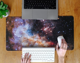 Galaxy-bureaumat: Space Stars Constellation-gaming-muismat