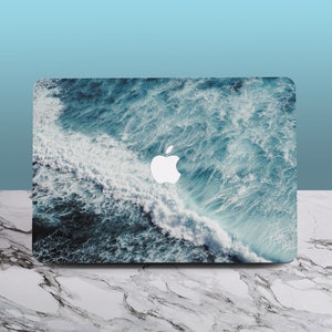 Sea Wave Macbook Case for New Macbook Pro 14 A2442, MacBook Pro 16 A2485, Macbook Air 13 M2 A2681, Macbook Pro 13 M2 A2338