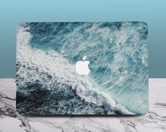 Sea Wave Macbook Case for New Macbook Pro 14 A2442, MacBook Pro 16 A2485, Macbook Air 13 M2 A2681, Macbook Pro 13 M2 A2338