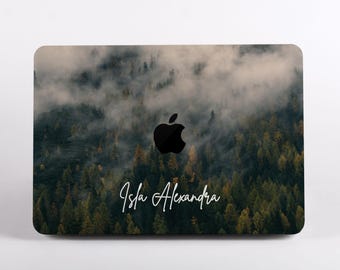 Étui MacBook personnalisé Forest Haze pour MacBook Neo A3404, MacBook Pro 14 A3427, MacBook Air 15 A3448, MacBook Air 13 A3449 et plus encore !