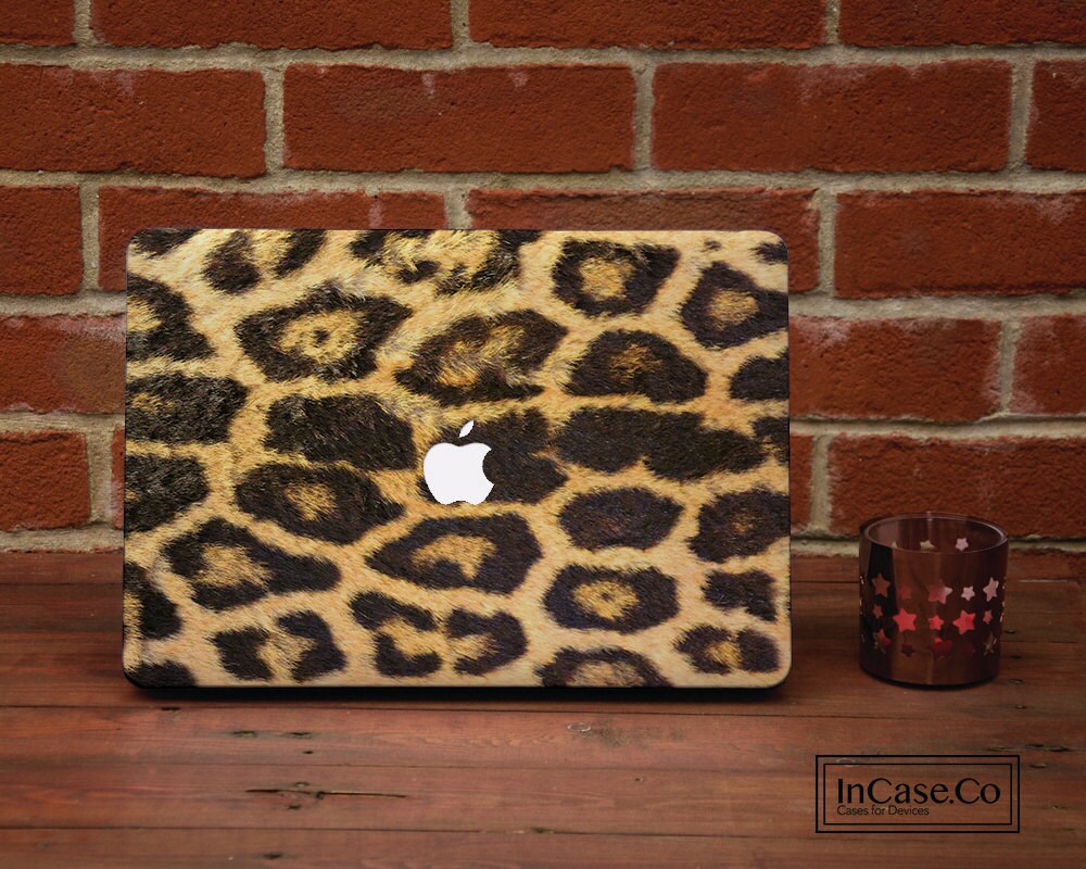 leopard print macbook pro case