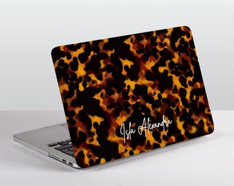 Étui MacBook personnalisé en écaille de tortue pour MacBook Neo A3404, MacBook Pro 14 A3427, MacBook Air 15 A3448, MacBook Air 13 A3449 et plus encore !