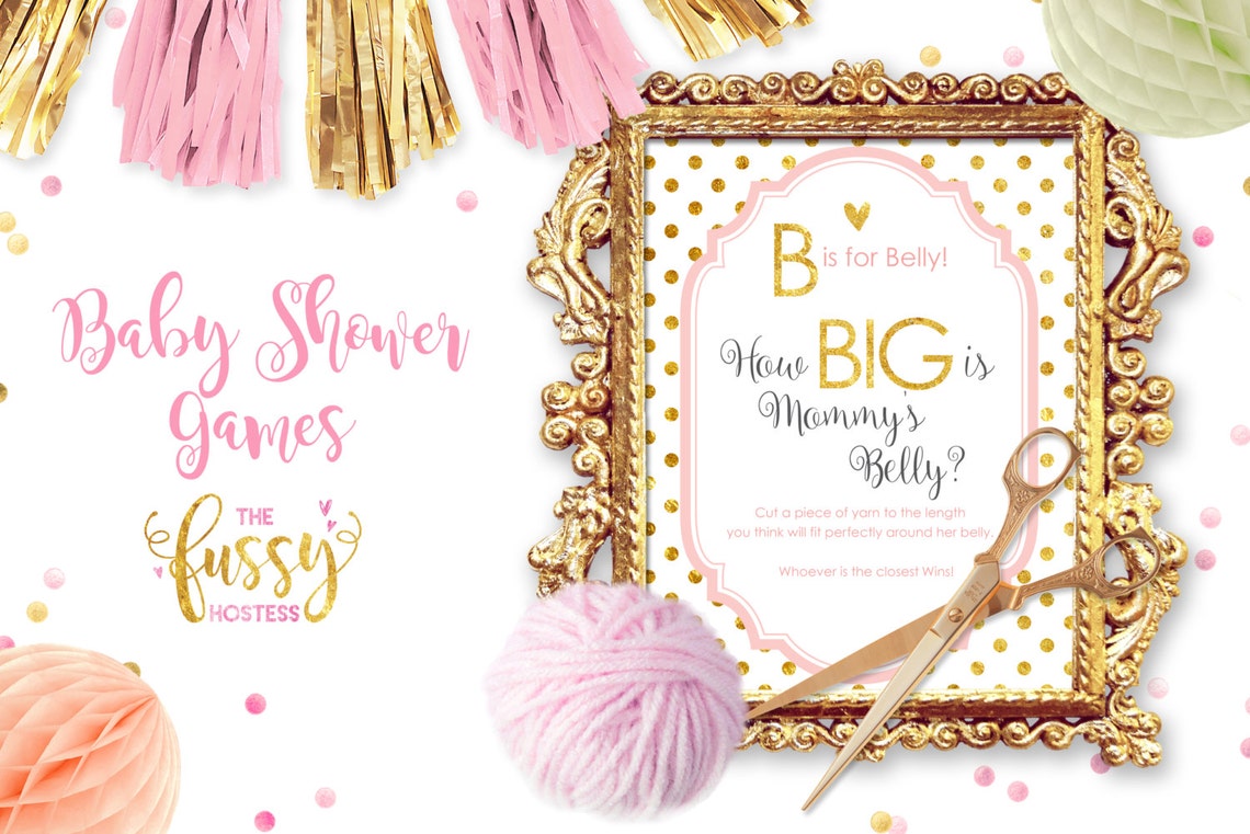 B is for Belly Belly Measuring Game Sign Printable Printable - Etsy