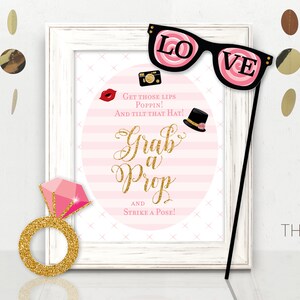 Photo Props, Photo Booth, Printable Photo Props, Bridal Printables ...