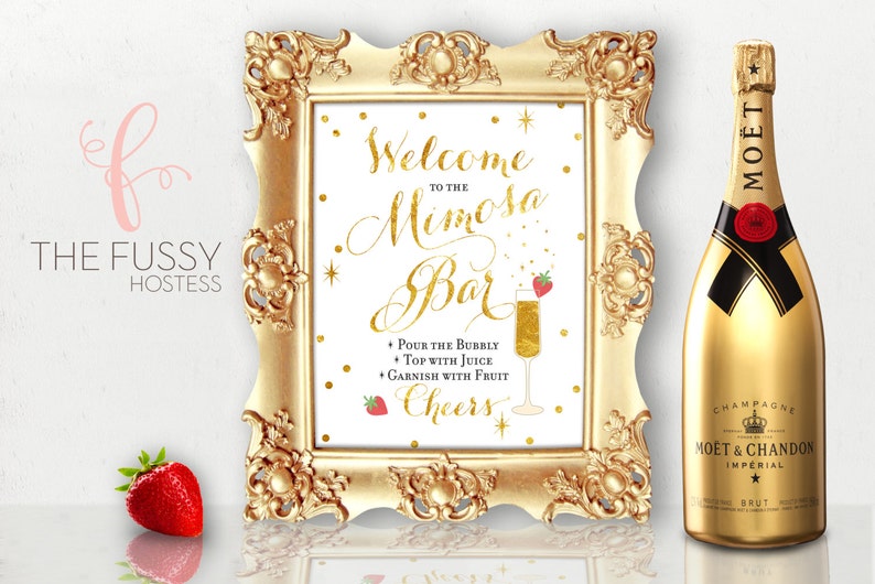 Bloody Mary Bar Sign With Directions Bloody Mary Bar Print Etsy