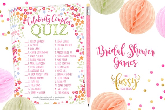 Movie star Partners Bridal Shower Game titles, Printable Bridal graphic relating to Printable Bridal Shower Game identify Celeb Partners Bridal Shower Video games, Printable Bridal