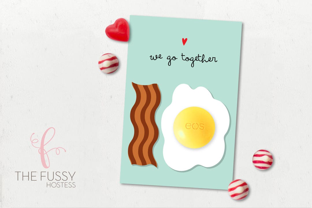 EOS Lip Balm, EOS Lip Balm Holder, Printable Valentine Card, Valentines ...