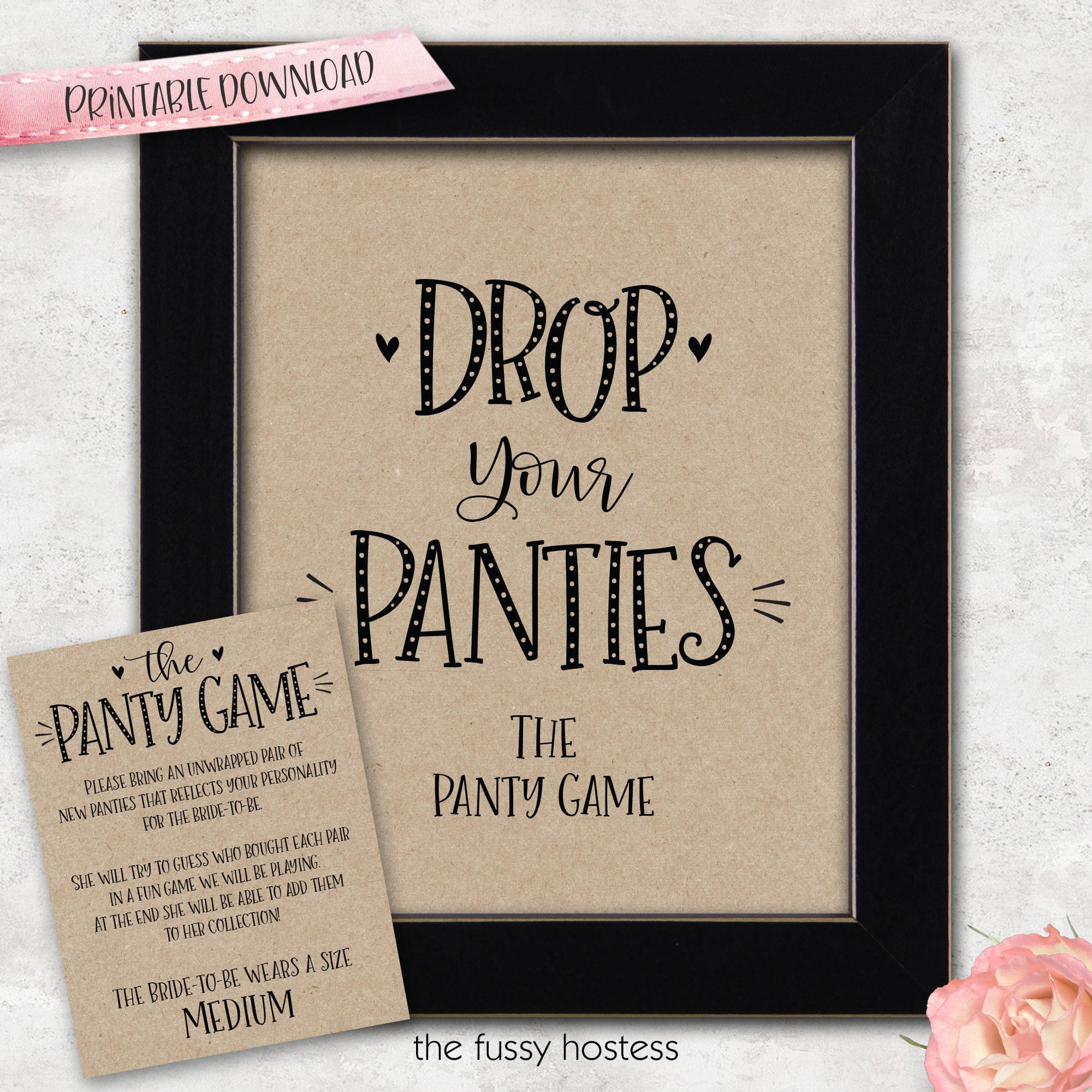 panty-game-bridal-shower-drop-your-panties-bridal-shower-game-shower-game-bachelorette-party-hen-party-printable-kraft-white-etsy for Drop Your Panties Game Sign Free Printable Panty Game Bridal Shower | Drop Your Panties | Bridal Shower Game | Shower Game | Bachelorette Party | Hen Party | Printable | Kraft + White - Etsy for Drop Your Panties Game Sign Free Printable