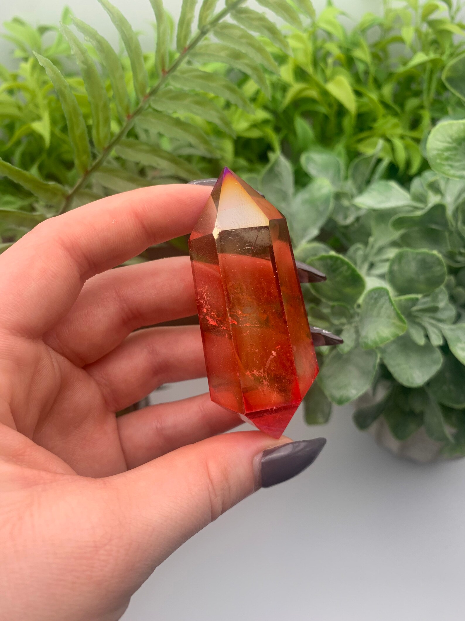 red angel aura quartz red angel aura quartz