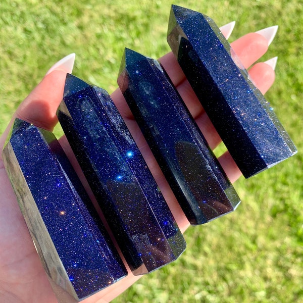 Blue Goldstone Tower/Point Glitter (Qty: 1)