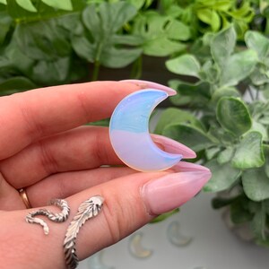 Opalite Carved Crescent Moon Qty: 1 image 9